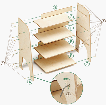 Kids Shelf – Large