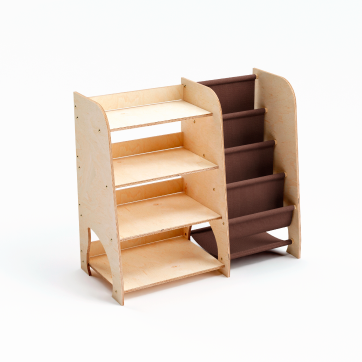 Kids Shelf For Books & Toys - Large