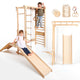 7in1 Swedish Walls + Monkey Bars + Swing Set + Slide Board + Ramp