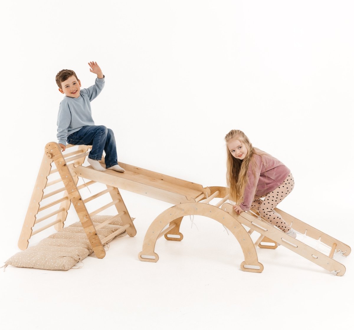 Montessori Climbing Frames Set for Childrens