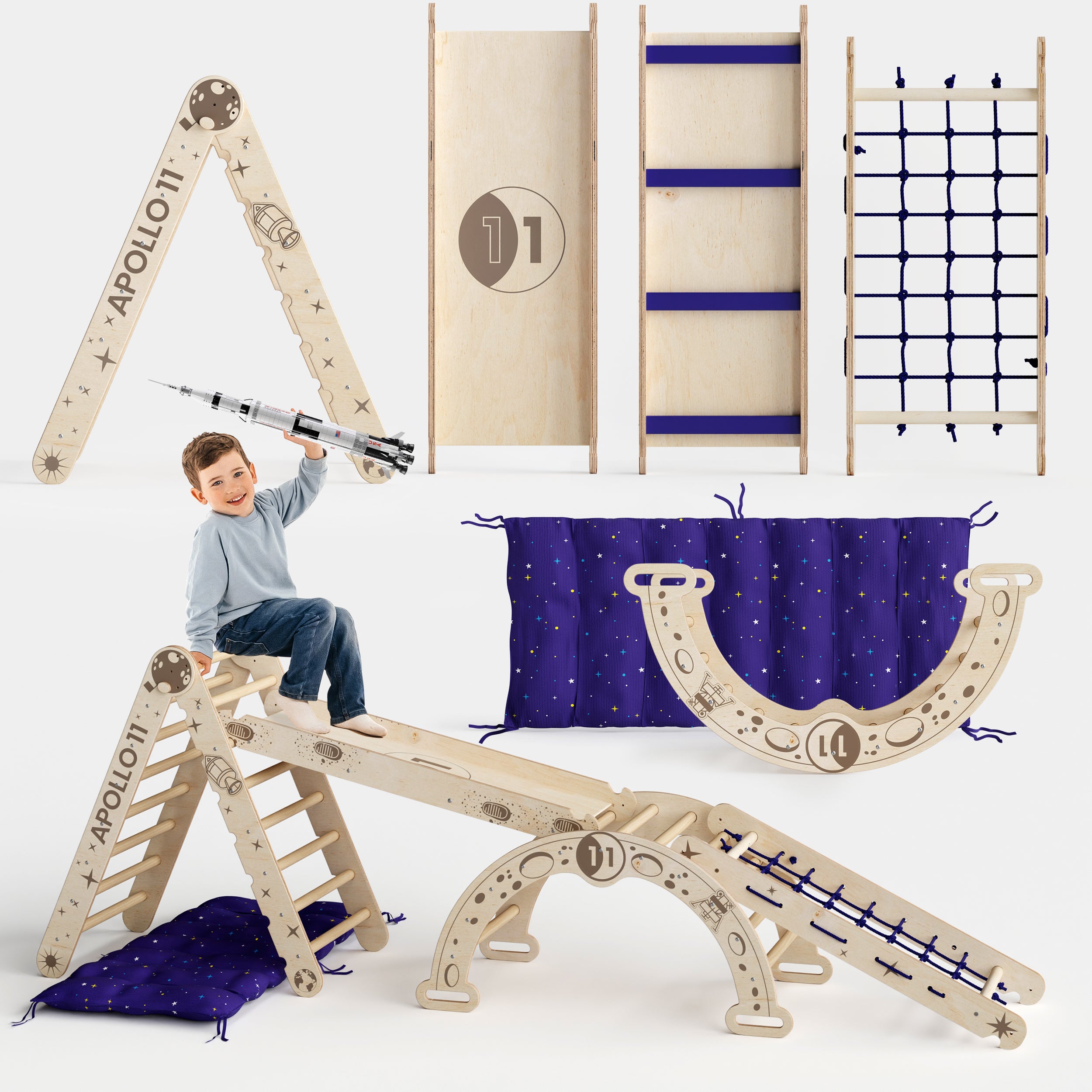 Apollo 5in1 Climbing Set – Limited Apollo 11 Collection | For