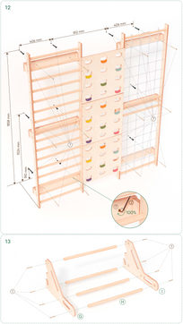 7-in-1 Indoor Climbing Frame