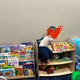 Wooden Montessori Shelves for Toddler 2in1: Bookshelf & Toy Shelving