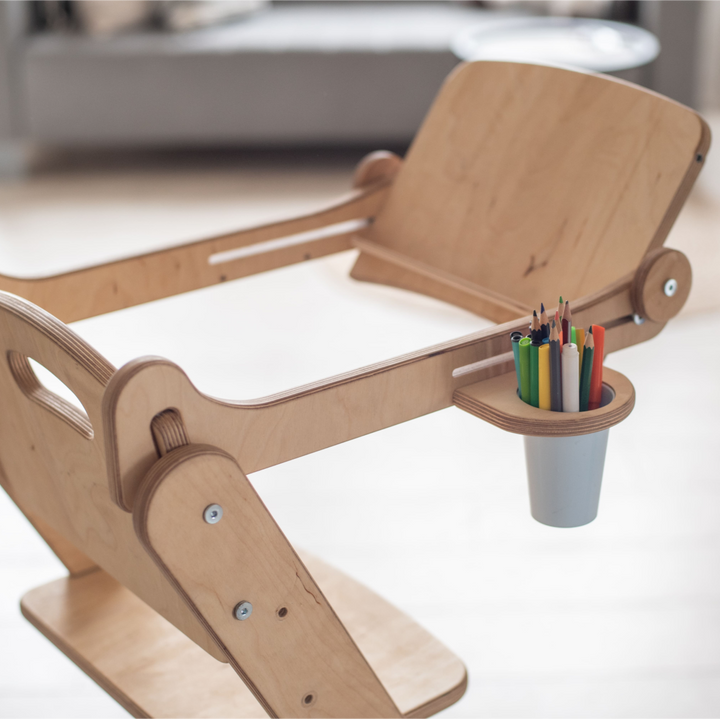 Growing Chair for Kids - Kitchen Helper with Tabletop – Beige
